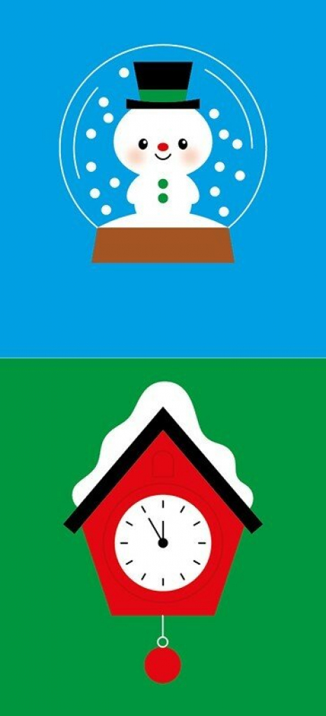 Мозаїка з наліпок : Санта. Величина