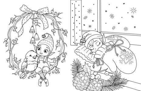 Велика книга розмальовок : Новий рік (укр) С1736010У