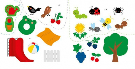 Мої перші слова з наліпками : На дачі (укр) С1829005У Ранок