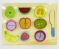 Деревянный набор Продукты на липучке Фрукты