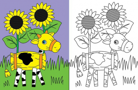 Розмальовка. Подивись і розфарбуй : Казкова Україна (укр) С628012У