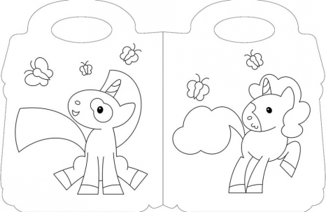 Розмальовки у сумочці : Єдиноріжки (укр) С902198У