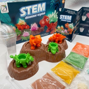 Набор для опытов Растущие кристаллы Динозавры SD558