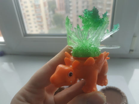 Набір для дослідів Зростаючі кристали Динозаври SD558