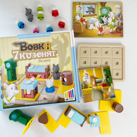 Игра настольная "Волк и семеро козлят"