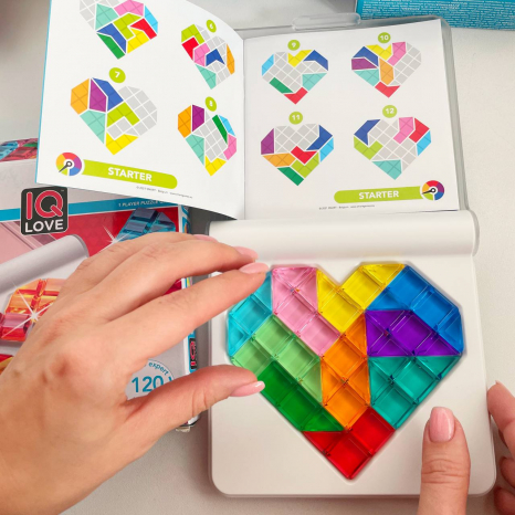 Настільна логічна гра головоломка IQ Кохання (IQ Love) SmartGames SG 302