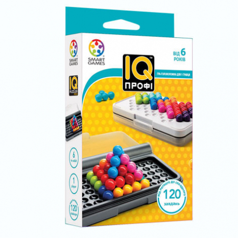 Логічна настольна гра-головоломка SmartGames "IQ профі" SG 455 UKR