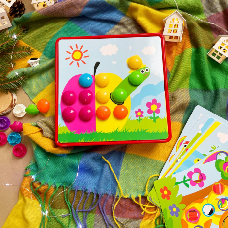 Мозаїка із трафаретами і великими деталями - Гудзики, SK 0005