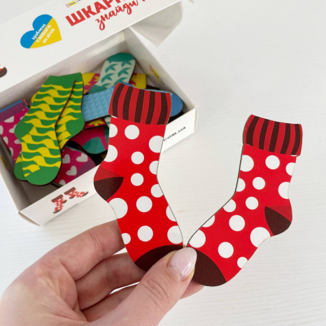 Дитяча розвиваюча гра на увагу Знайди пару шкарпеток SP