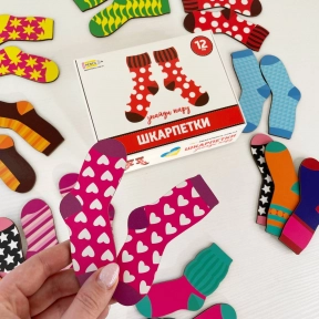 Дитяча розвиваюча гра на увагу Знайди пару шкарпеток SP