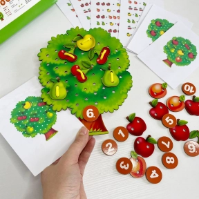 Шнурiвка Дерево з цифрами та плодами SP