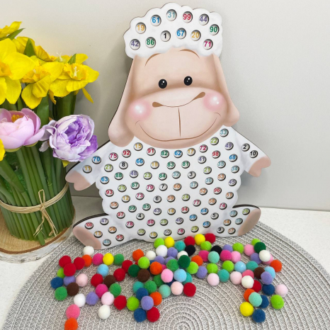 Пухнастий рахунок Вівця 1-100 SP