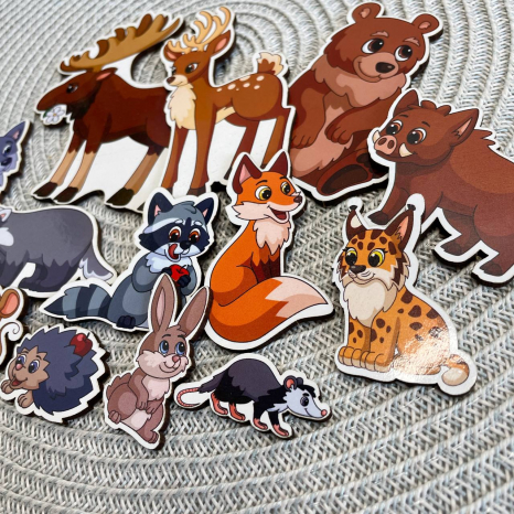 Набір дере'вяних фігурок Лісові тварини SP