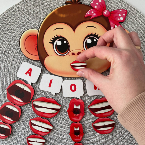 Логопедична гра Голосиста мавпочка SP