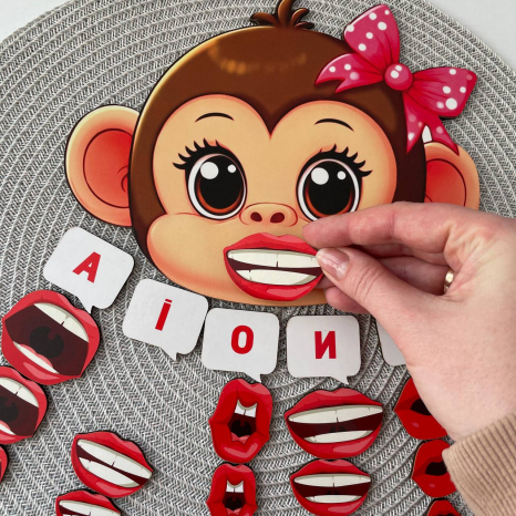 Логопедична гра Голосиста мавпочка SP