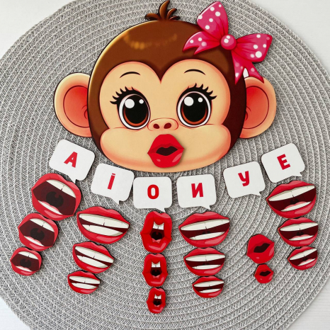 Логопедична гра Голосиста мавпочка SP