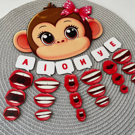 Логопедична гра Голосиста мавпочка SP