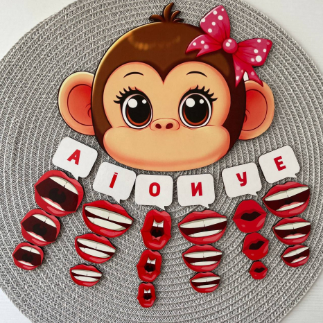 Логопедична гра Голосиста мавпочка SP