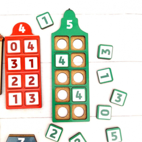 Деревянные математические домики SP