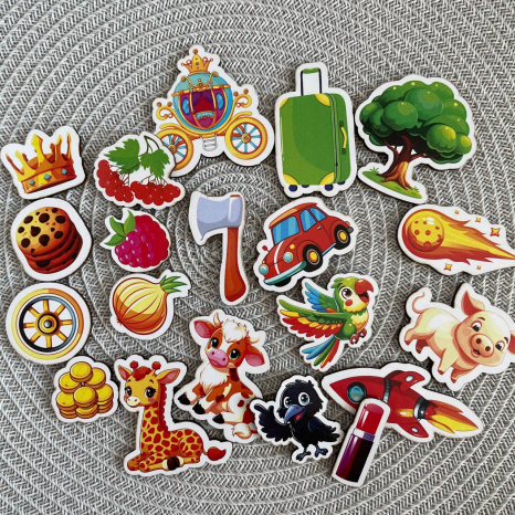 Дерев'яні фігурки 2 тип складова структури слова SP