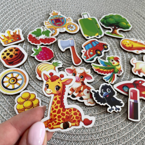 Дерев'яні фігурки 2 тип складова структури слова SP