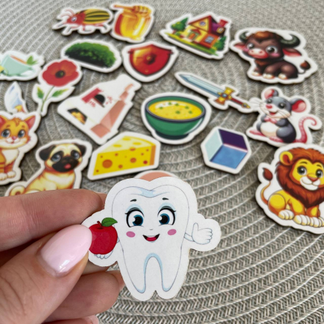 Дерев'яні фігурки 3 тип складова структури слова SP