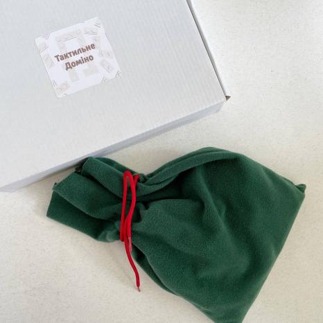 Тактильне дерев'яне доміно у мішечку SP