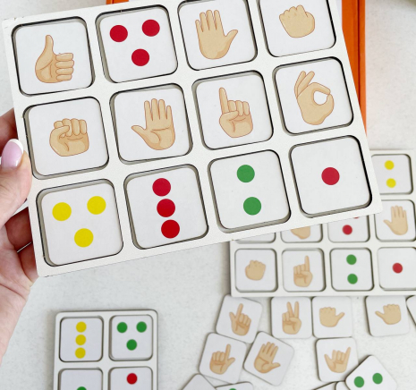 Деревянные плашки для межполушарного нейроразвития SP