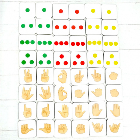 Деревянные плашки для межполушарного нейроразвития SP