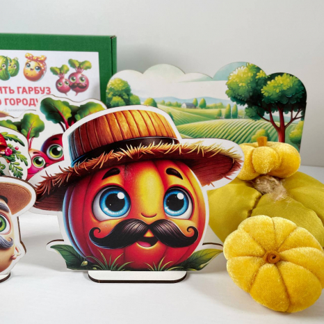 Настільний театр до казки Ходить Гарбуз по Городу
