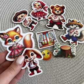 Набор деревянных фигурок для сказки Колобок SP