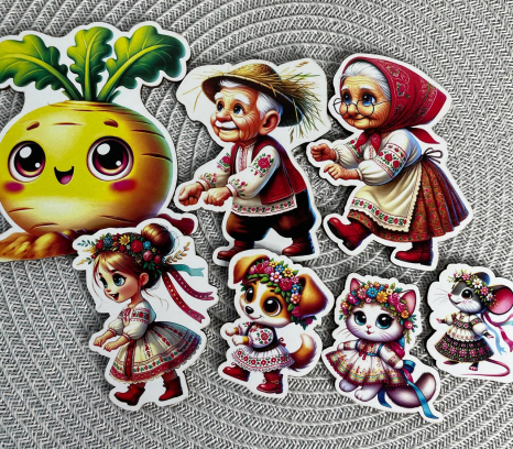 Дерев'яні фігурки до казки Ріпка SP