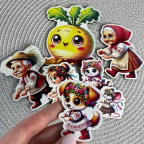 Дерев'яні фігурки до казки Ріпка SP