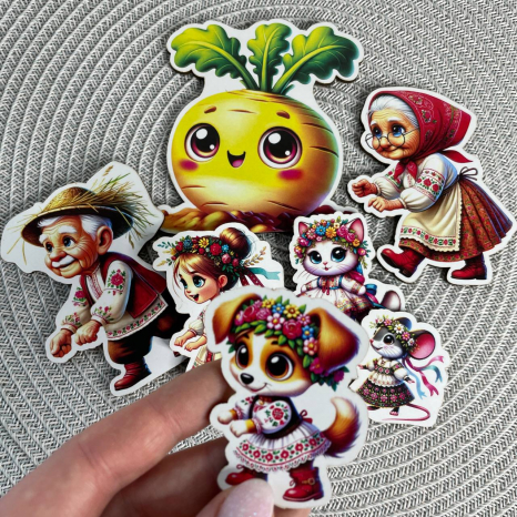 Дерев'яні фігурки до казки Ріпка SP