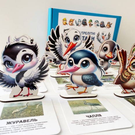 Набір фігур Перелітні птахи з картками з описом SP