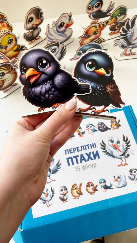 Набір фігур Перелітні птахи з картками з описом SP