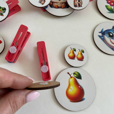 Развивающая игра с прищепками Словосмена 1-2-5 SP