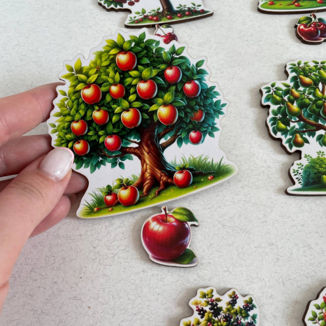 Набір дерев'яних фігурок Дерева та кущі SP