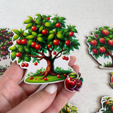 Набір дерев'яних фігурок Дерева та кущі SP