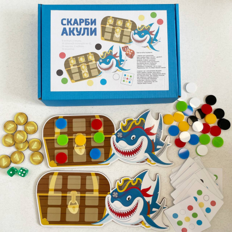 Дитяча настільна гра Скарби акули SP