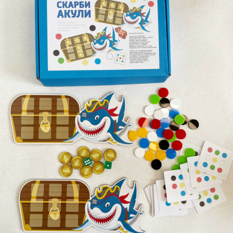 Дитяча настільна гра Скарби акули SP