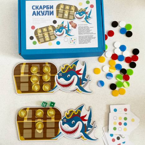 Дитяча настільна гра Скарби акули SP