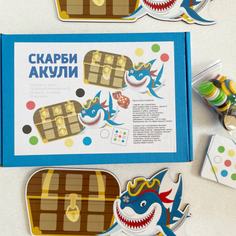 Дитяча настільна гра Скарби акули SP