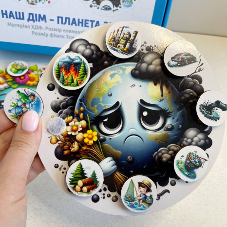 Гра - сортер на липучках  Наш дім - планета Земля SP