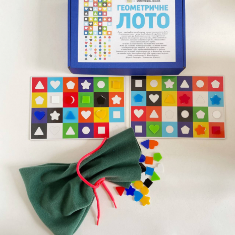 Розвиваюча тактильна гра Геометричне лото SP