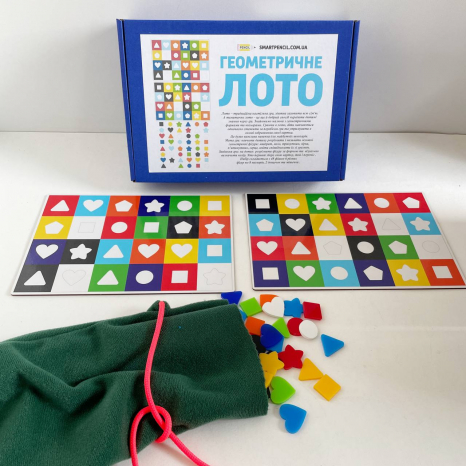 Розвиваюча тактильна гра Геометричне лото SP