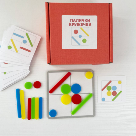 Нейрогра на просторове розміщення Палички-Кружечки SP