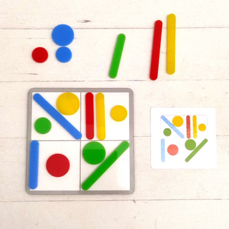 Нейрогра на просторове розміщення Палички-Кружечки SP