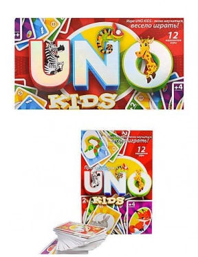 Детская настольная карточная игра "Uno Kids" DankoToys