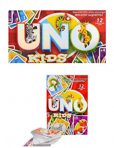 Детская настольная карточная игра "Uno Kids" DankoToys